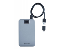 Verbatim Executive Fingerprint Secure 2TB USB C Space Grey - 1178184 - zdjęcie 2